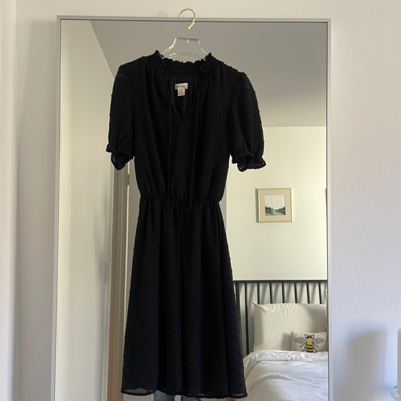 Black Monteau Short-Sleeve Dress - Picture 1 of 3